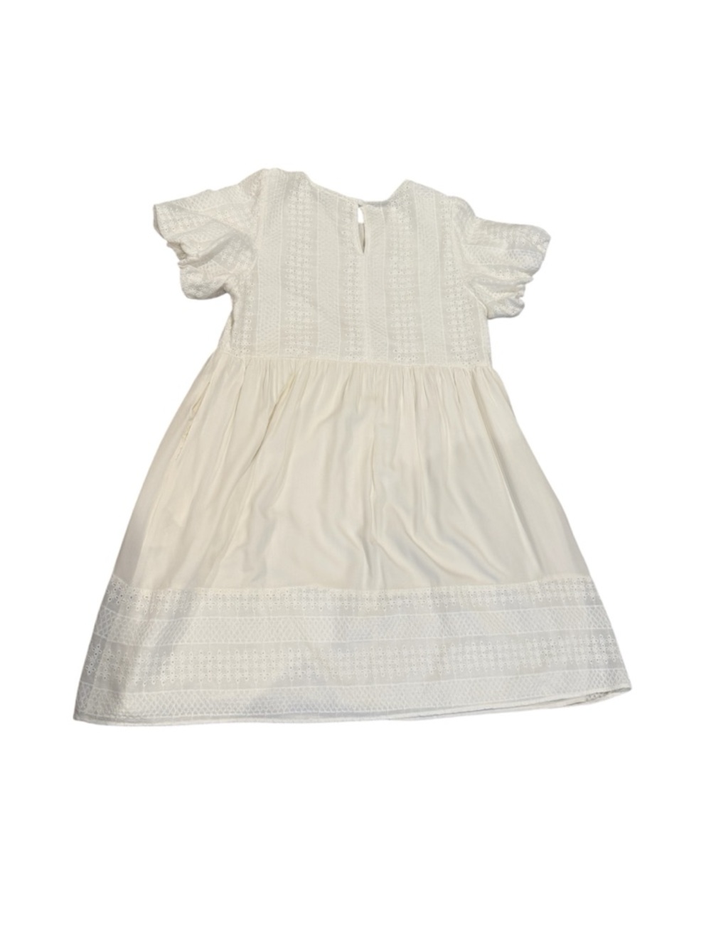 White Puff Sleeve Midi Dress - Picture 8 of 12